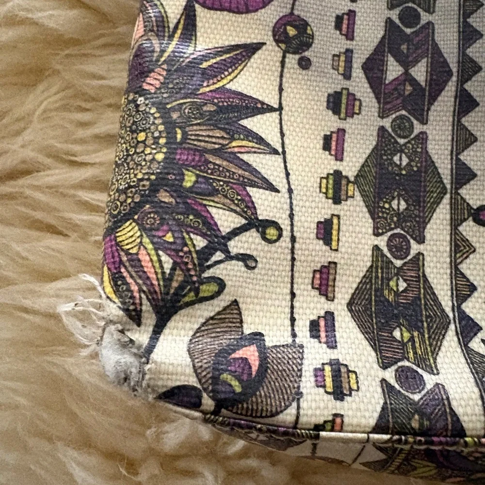 Sakroots ‘Sky Spirit Desert Owl’ Artist Circle Coated Canvas Crossbody Bag